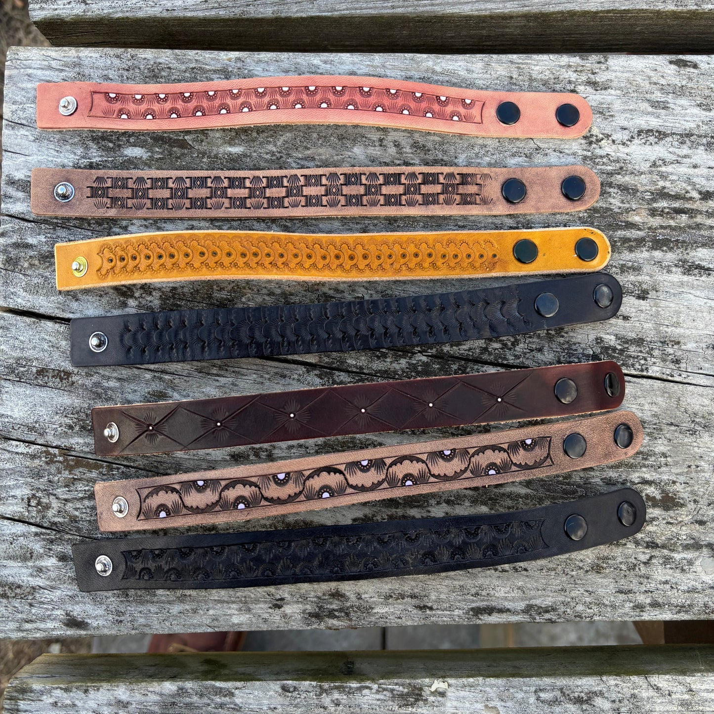 Tooled Bracelet - Narrow