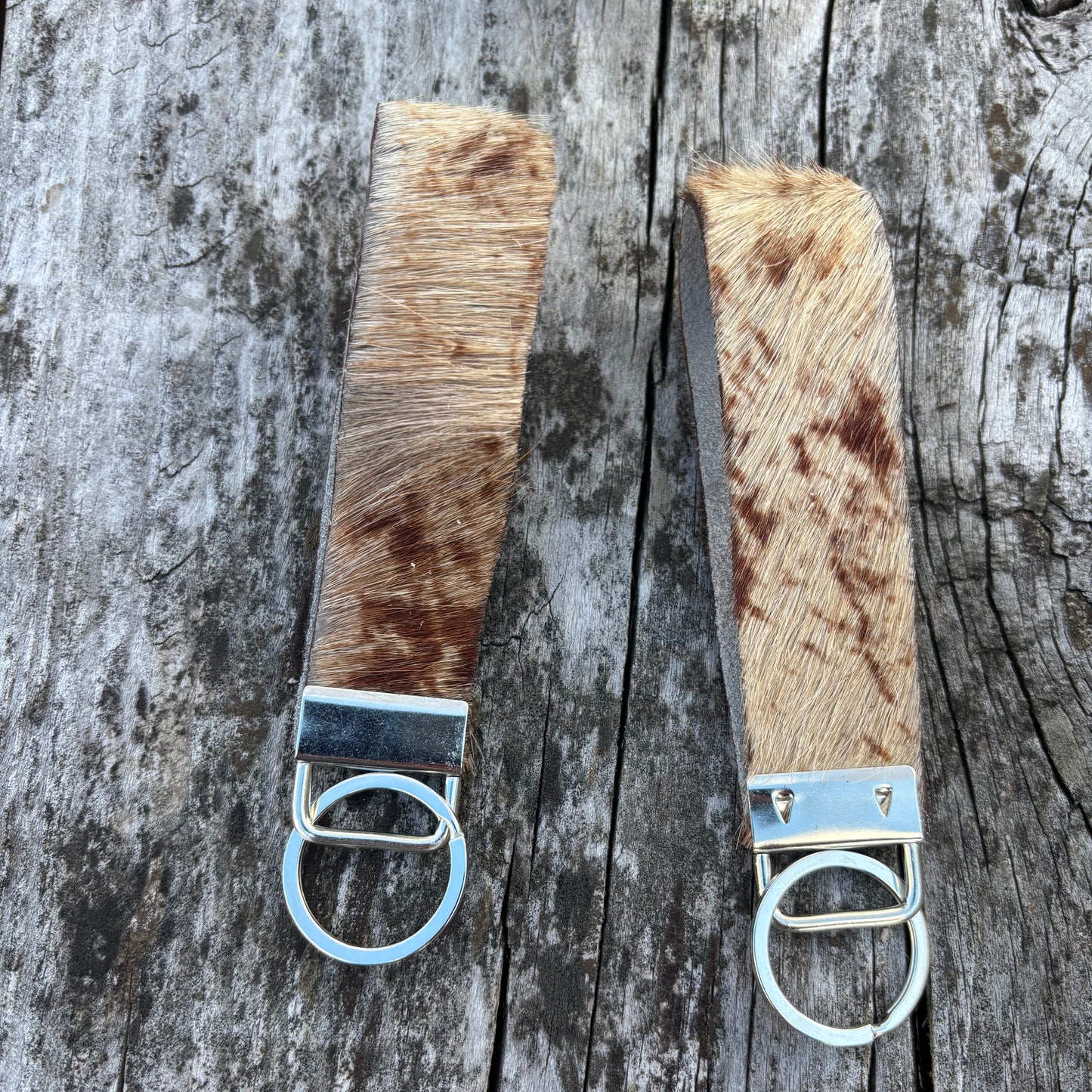 Wristlet Keychain - Cowhide