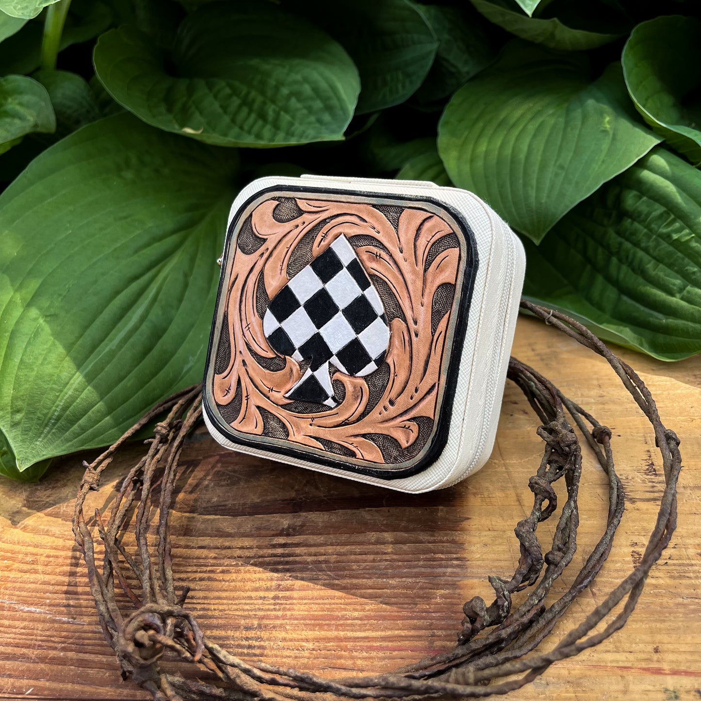 Ace of Spades Travel Jewelry Box