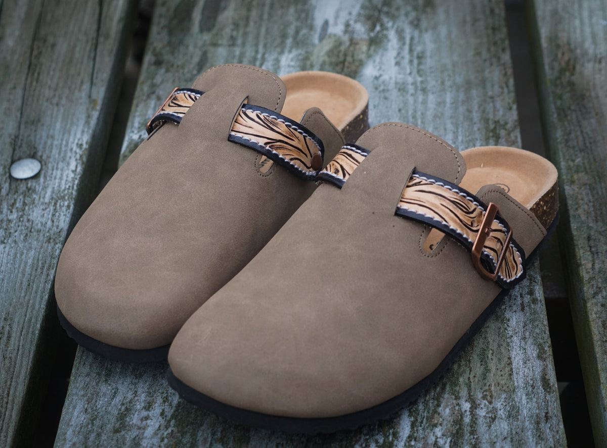 Tooled Clogs Tooled Clogs – Desperado Leatherworks