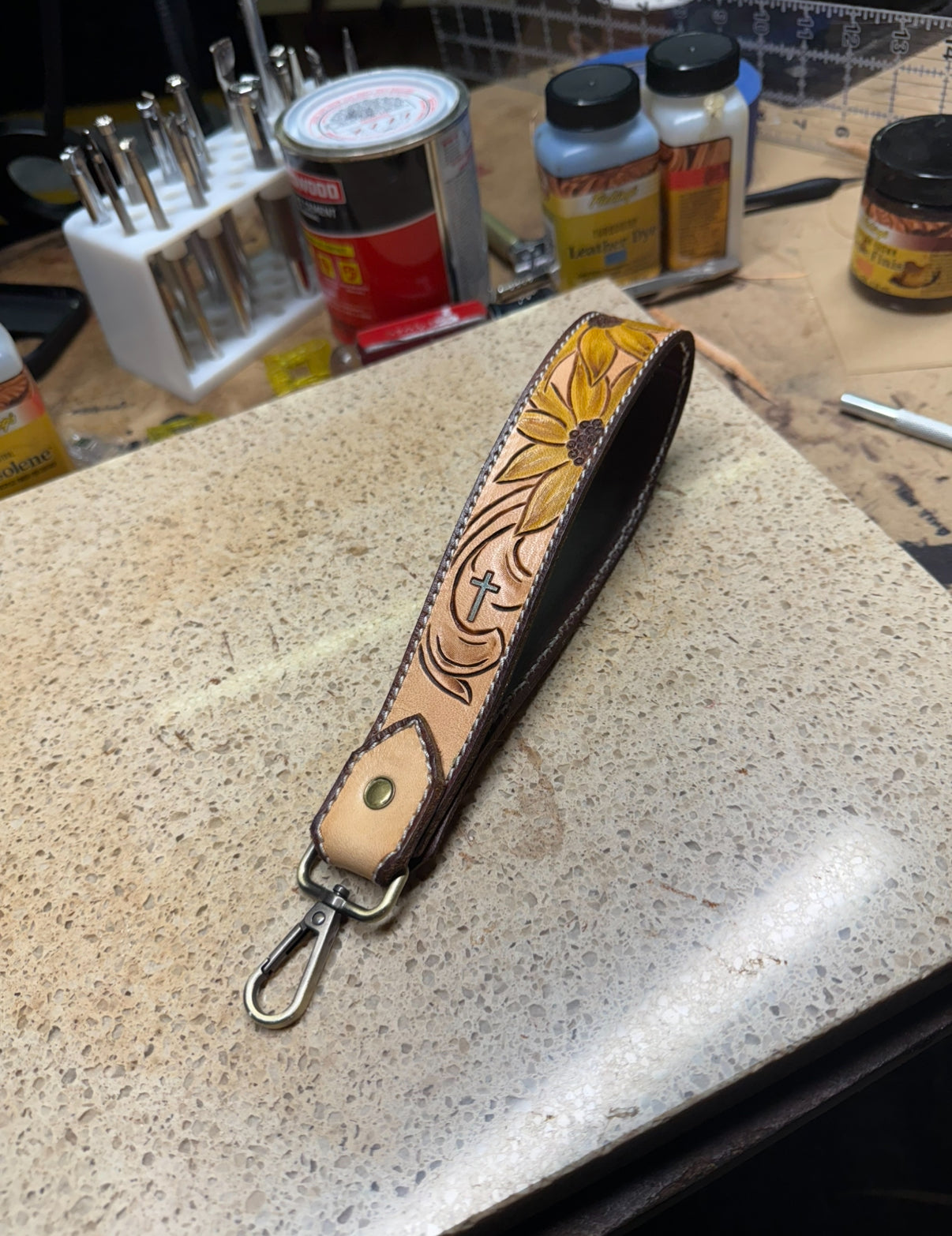 Custom Wristlet Keychain