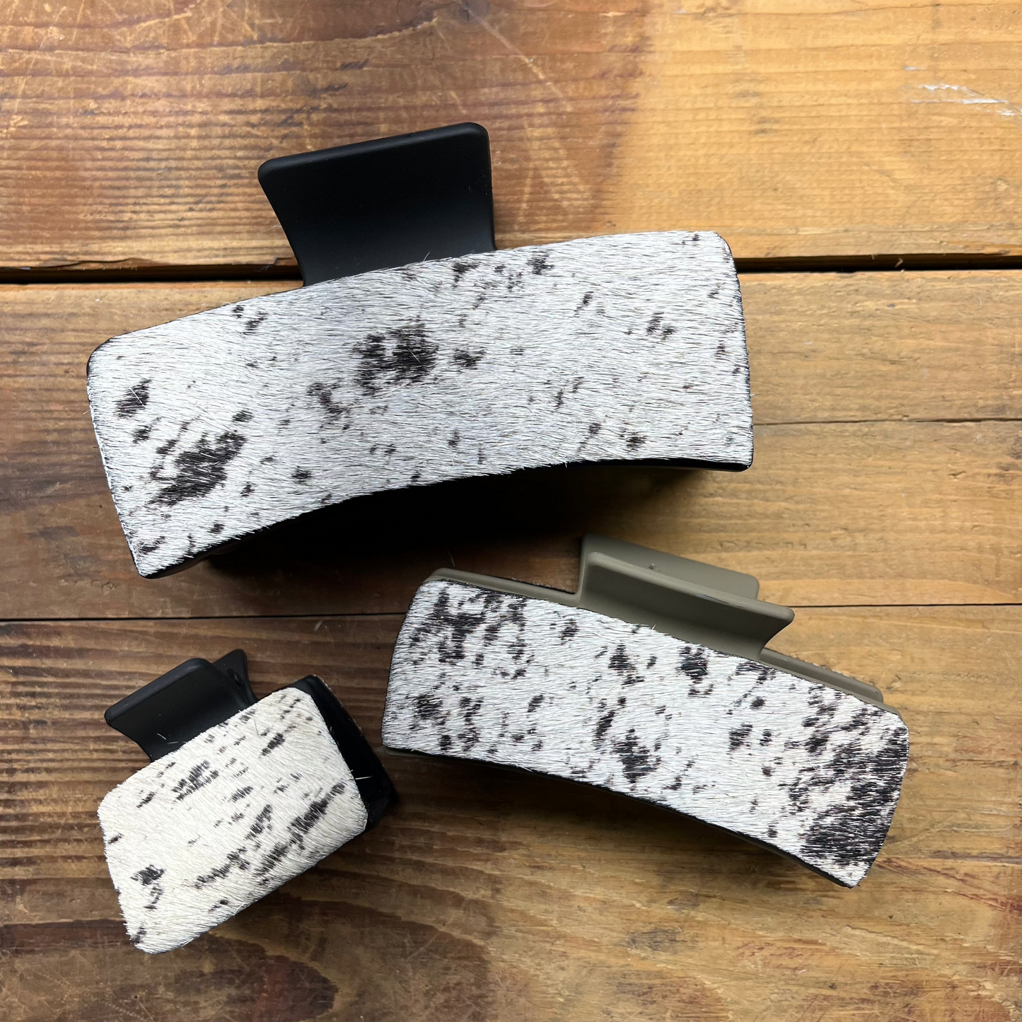 Cowhide Hair Clip