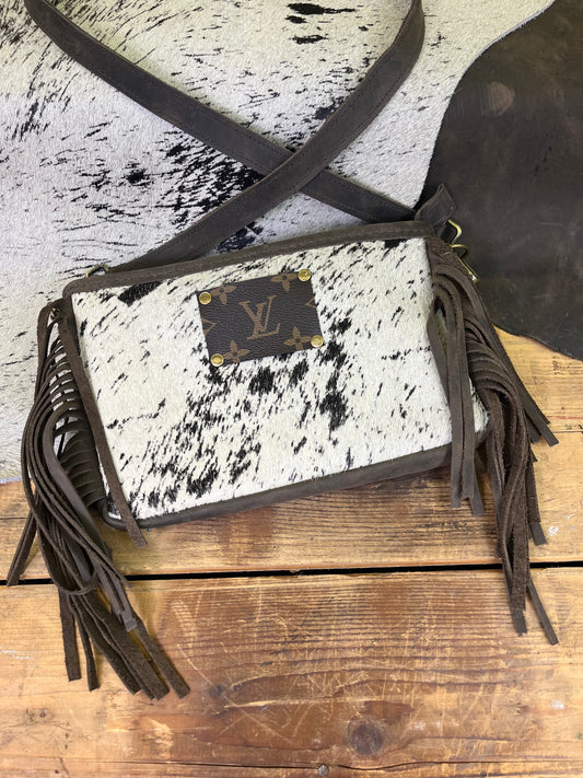 Fringe Cowhide Purse